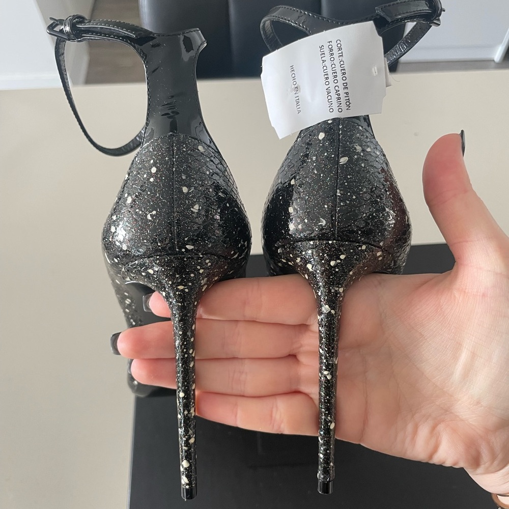 SOLD Saint Laurent Zoe Python Pumps - Picture 8 of 9